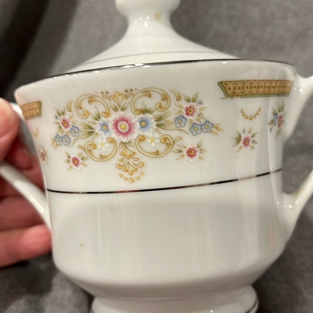 ๐ป3/$15 Coronet China Signature Collection Sugar Bowl - Picture 4 of 8